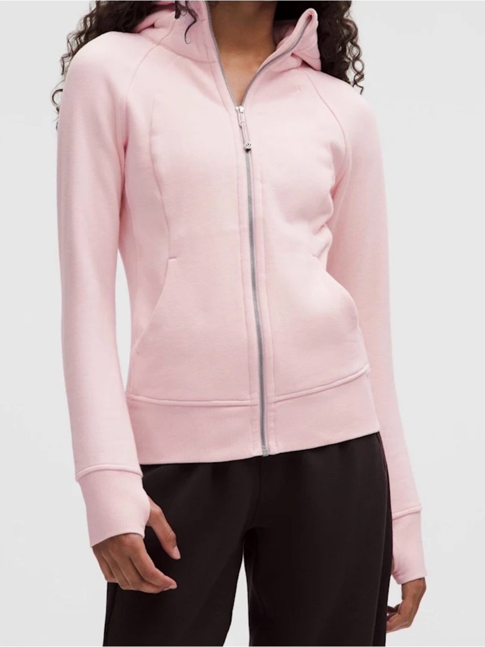 lululemon athletica Light Pink Full-Zip Hoodie
